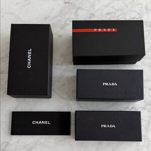 Authentic Chanel Prada Sunglasses Boxes